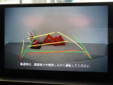 バックガイドモニターを装備しています、車庫入れもラクラクです。