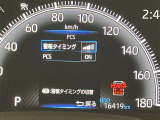 メーター周りもスッキリしていて見やすいですよ。視認性の高さが売りです!