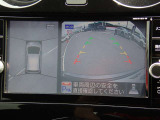 上からの視点で狭い駐車場への駐車などに役立つアラウンドビューモニターです♪