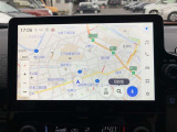 トヨタ純正メモリーナビ装着車。 大型画面で見やすく使いやすいですよ。 トヨタ純正ならではの、シンプル・カンタン操作です。