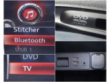 BluetoothやUSBは勿論、オプションのフルセグTV搭載!CD.DVDにも対応してます♪