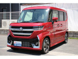 スズキ中古車のお探しは「スズキ自販滋賀各店舗」まで♪ スペーシアカスタム赤試乗車入荷☆両側電動スライド☆電動パーキングブレーキ