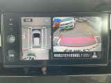アラウンドビューモニターで全周囲が見えるのでバックや駐車が苦手な方も安心です。