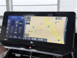 【ナビ画面】主に地図を表示し、目的地へのルート案内や渋滞情報などを表示するために使われます。