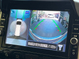 【アラウンドビューモニター】専用のカメラにより、上から見下ろしたような視点で360度クルマの周囲を確認することができます☆死角部分も確認しやすく、狭い場所での切り返しや駐車もスムーズに行えます。