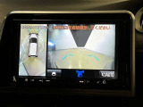 複数のカメラの映像をもとに、クルマを真上から見ているような映像をドライバーに提供し駐車をサポートする機能です。