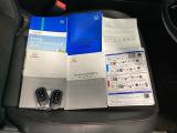 取扱説明書やメンテナンスノートもそろっています。