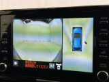 【フロントカメラ】運転席に座った状態で死角になりやすいクルマの前の様子まで確認でき安全ですね♪