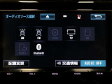 ラジオ、フルセグテレビ、CD再生、DVD再生、SD再生(音楽/動画)、SD録音(別途SDカードが必要です)、Bluetoothオーディオが使用可能です。詳しい仕様については展示店舗までお尋ねください。