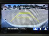 バックが苦手な方にもオススメなバックカメラ付き!広い画角で広範囲も見渡せます。