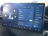 車両の設定等もスマートフォンのようなインターフェースです