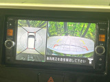 【アラウンドビューモニター】専用のカメラにより、上から見下ろしたような視点で360度クルマの周囲を確認することができます☆死角部分も確認しやすく、狭い場所での切り返しや駐車もスムーズに行えます。