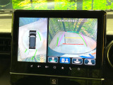 【全方位モニター用カメラ】専用のカメラにより、上から見下ろしたような視点で360度クルマの周囲を確認することができます☆死角部分も確認しやすく、狭い場所での切り返しや駐車もスムーズに行えます。