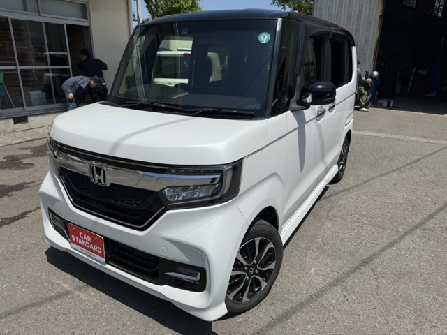 N-BOXカスタム G L ホンダセンシング 4WD 両側パワスラ/Frシートヒーター/社外ナビ/B