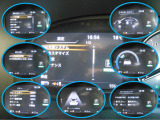 エマージェンシーブレーキ・VDC・踏み間違い衝突防止等の先進安全技術搭載です。メーター内ディスプレイでON/OFFを行います。また、メーター内ディスプレイには車両情報を表示します。