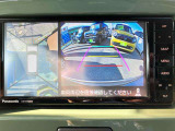 【全方位カメラ】後ろだけではなく、車全体の様子が確認できるので死角が大幅に減少します!駐車が苦手な方にも心強い機能です♪