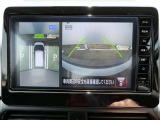 安心安全の360度見渡せるアラウンドビューモニター付です。
