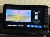 【バックカメラ】リバースにするだけで映ります、後方の安全確認や、狭い駐車場での車庫入れ、雨の日や夜間など視界の悪い時に便利です!安全にバックする為には欠かせない装備です。