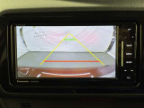 バックモニターで、後方を確認しながら安心して駐車することができます。運転初心者も熟練者も必須の機能ですよ!