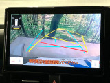 【バックカメラ】駐車時に後方がリアルタイム映像で確認できます。大型商業施設や立体駐車場での駐車時や、夜間のバック時に大活躍!運転スキルに関わらず、今や必須となった装備のひとつです!