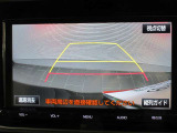 バックモニターで、駐車時に見えにくい後方をしっかり確認できます。