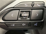 ステアリングスイッチ付き。前方から目を離すことなく操作することが可能です。