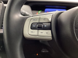 ステアリング左手側はオーディオ関連の操作スイッチです。視線を逸らすことなく運転に集中できます