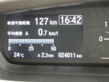 入庫時のメーター走行距離になります。また構内移動等により若干距離が伸びることがありますがご了承ください。