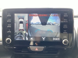 フロントカメラ装備です。運転席から見づらいバンパー下部を映します。