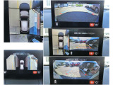 360&deg;ビュー+ワイド表示で車両周囲をしっかり確認。安心して駐車できます。