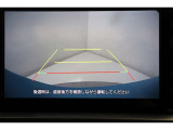 バックカメラで駐車も楽々です。