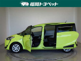 両側パワースライドドア付きだから、狭い駐車スペースなどでの 乗り降りラクラク!小さなお子さまのいるご家庭には嬉しい装備。