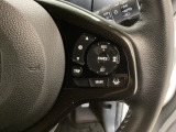 ハンドル右側にはクルーズコントロールのスイッチが装備され、運転中の操作も安心して行えます。