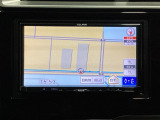 ワイド画面のナビゲーションはフルセグTV対応のメモリーナビ(社外品)を搭載しています。