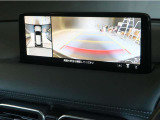 360度ビューモニターです。前後左右の安全を確認できます。