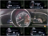 メーター内には、外気温・平均車速・平均燃費・瞬間燃費・走行可能距離のECO情報が表示できる機能があります!