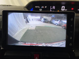 見えづらい車体後方部を映像で映し出してしっかりサポート!難しいバック駐車も安心です♪