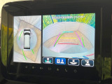 【全方位モニター用カメラ】専用のカメラにより、上から見下ろしたような視点で360度クルマの周囲を確認することができます☆死角部分も確認しやすく、狭い場所での切り返しや駐車もスムーズに行えます。