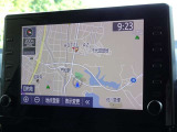 何処へでも行きたい場所へ、安心のトヨタ純正メモリーナビを装備しています。