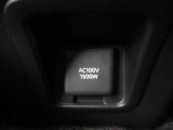 非常時やキャンプなどに役立つAC100Vコンセント付きです。