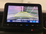 バックモニター付きで、車庫入れやバック時の後方確認をサポート。