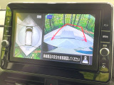 【アラウンドビューモニター】専用のカメラにより、上から見下ろしたような視点で360度クルマの周囲を確認することができます☆死角部分も確認しやすく、狭い場所での切り返しや駐車もスムーズに行えます。