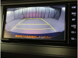 バックガイドモニターで、後方を確認しながら安心して駐車することができます。運転初心者も熟練者も必須の機能ですよ!