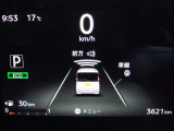 デジタル表示スピードメーターです。  走行距離 3621km ★映し出さ多彩な情報が、快適なドライブをサポートします。