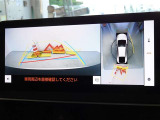 バックガイドモニターを装備しています、車庫入れもラクラクです。パノラミックビューモニターを搭載しています、上からの画像も表示されます。