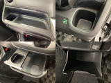 収納スペースや、ドリンクホルダーもついています。長距離ドライブで活躍する必需品ですね♪
