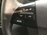 【ステアリングスイッチ】左です。ハンドルから手を離さず、運転に集中したまま手元でオーディオ操作等ができます。