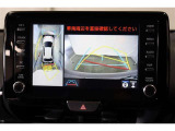 車両を上から見たような映像表示するパノラミックビューモニター付き!