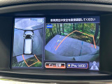 【アラウンドビューモニター】専用のカメラにより、上から見下ろしたような視点で360度クルマの周囲を確認することができます☆死角部分も確認しやすく、狭い場所での切り返しや駐車もスムーズに行えます。
