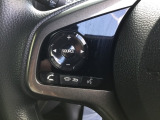 ステアリング左手側にオーディオ関連のコントロールスイッチを配置しています。操作時は視線を逸らすことなく運転に集中できます。